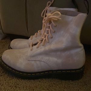 Womens size 10 pink Tie-dye Doc Martens
